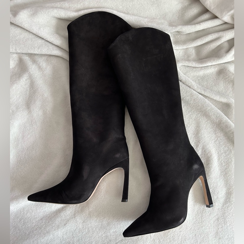 Schutz Maryana Sculpt Nubuck Boot - Picture 2 of 4